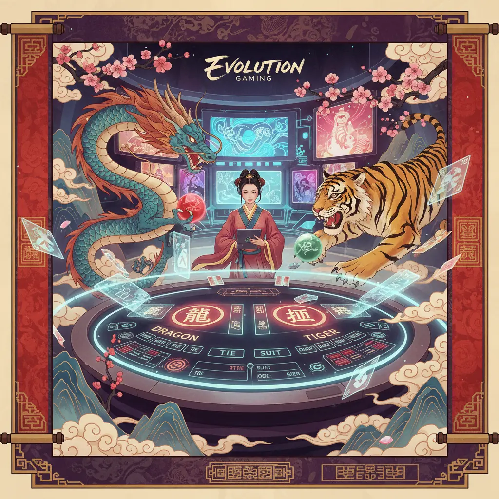 Live dealer dragon tiger rules - Evolution