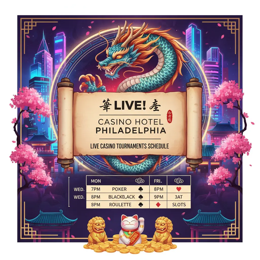 Live casino tournaments schedule - Philadelphia