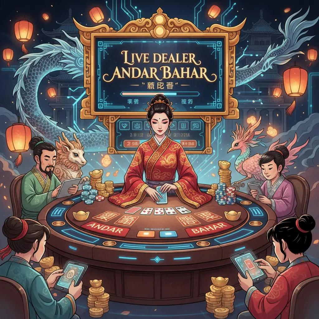 Live dealer andar bahar online - Dealer
