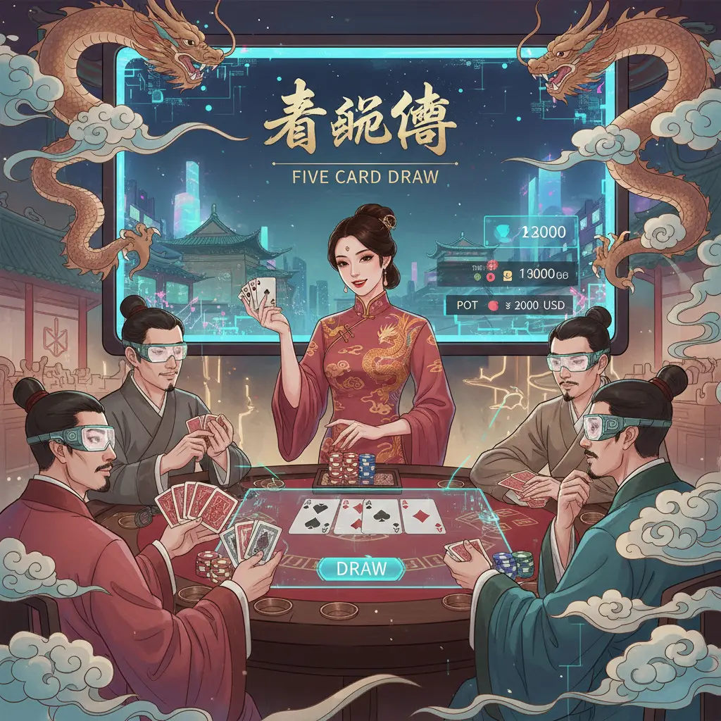 Live dealer poker variations - Five