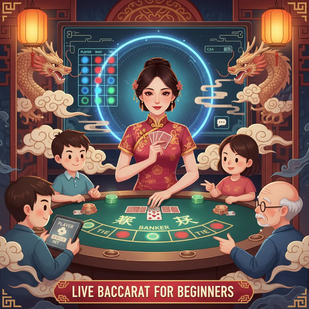 Live dealer casino for beginners - Baccarat