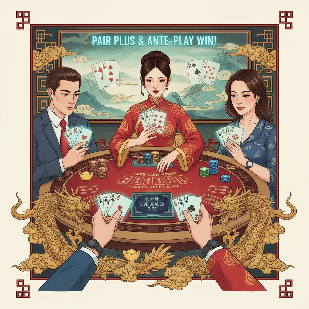 Three card poker live dealer tips - Three