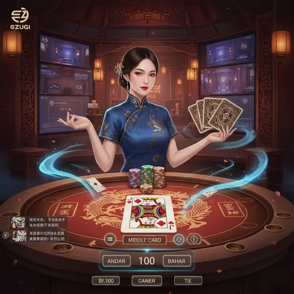 Live dealer andar bahar online - Ezugi