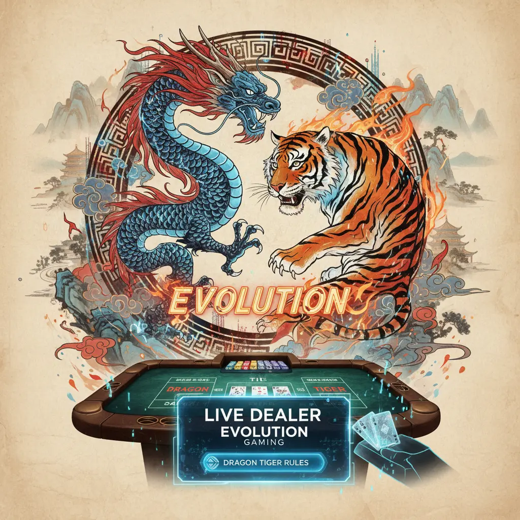 Live dealer dragon tiger rules - Evolution
