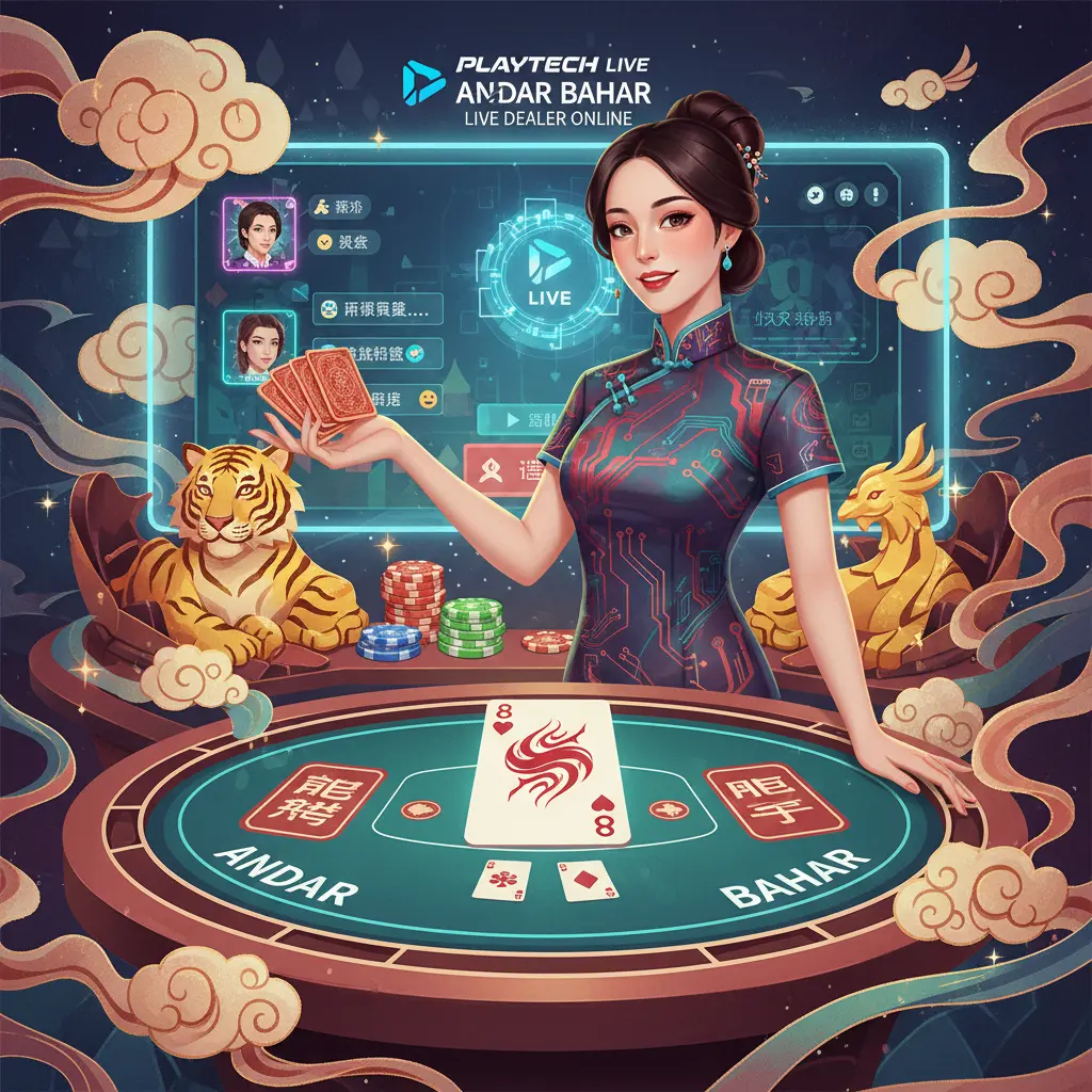 Live dealer andar bahar online - Playtech