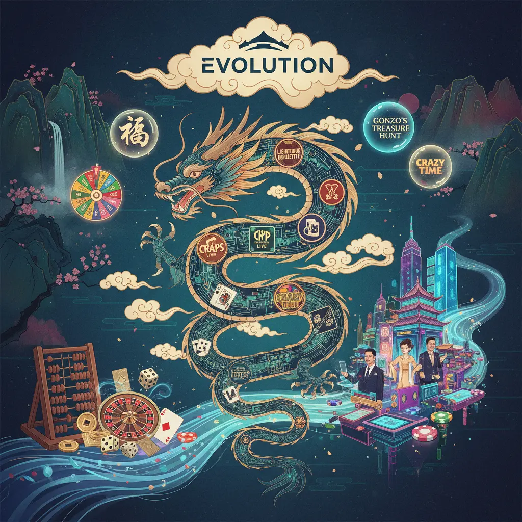 Live dealer game show varieties - Evolution