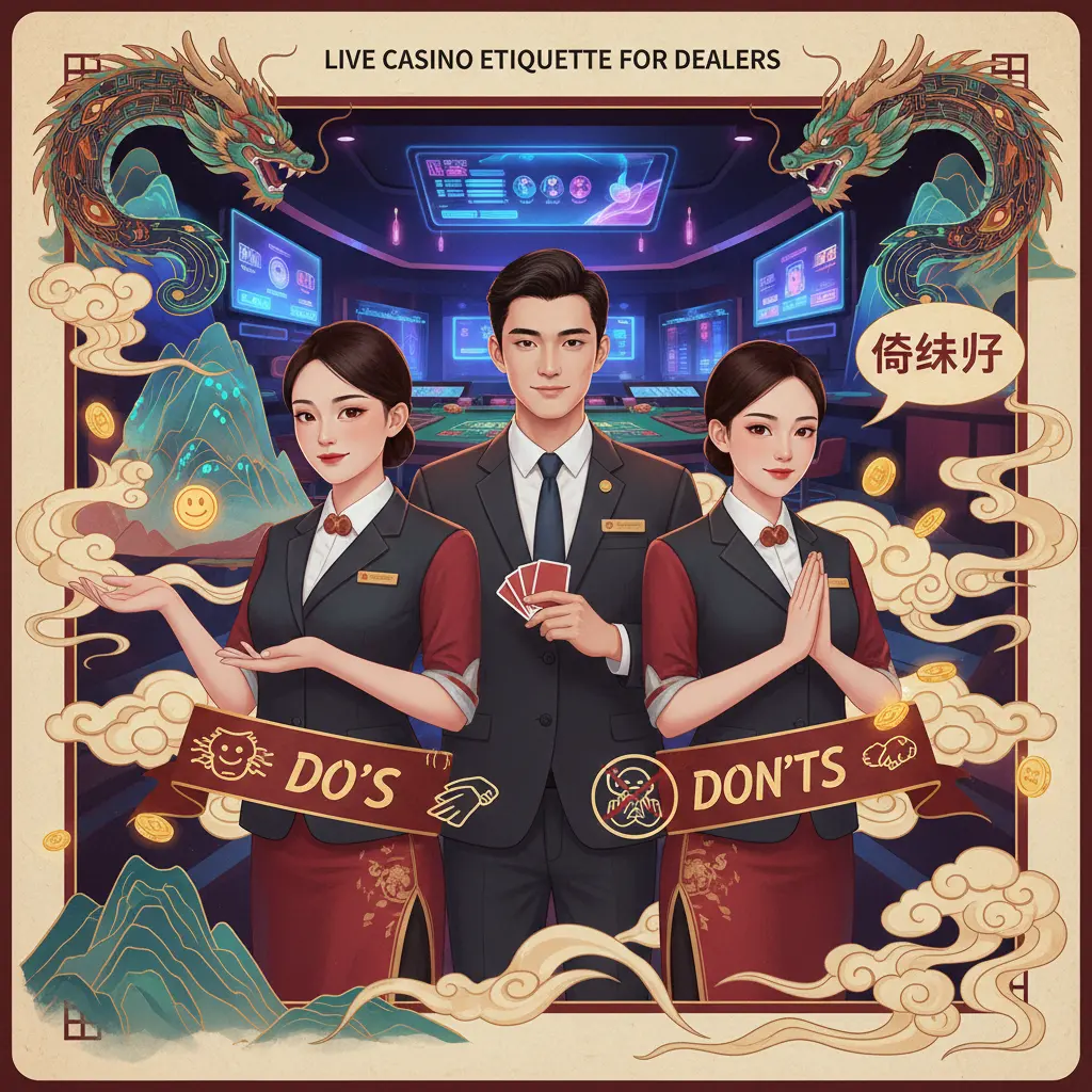 Live casino etiquette tips - dealers