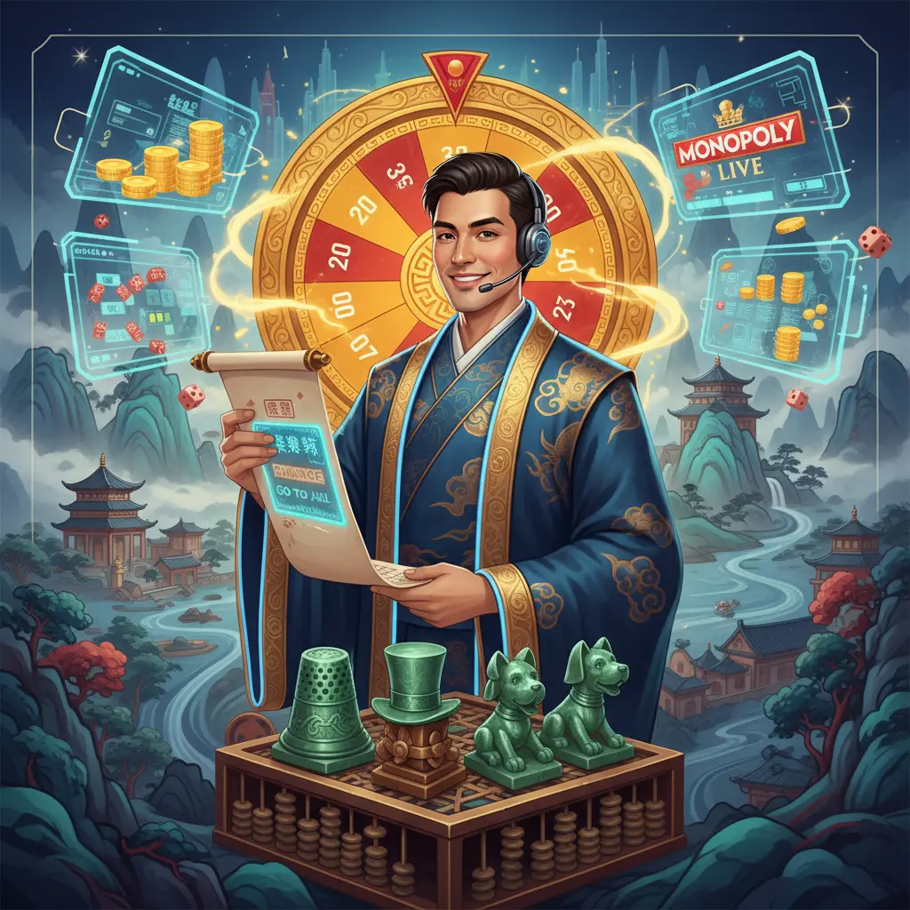 Live dealer monopoly experience - Potter