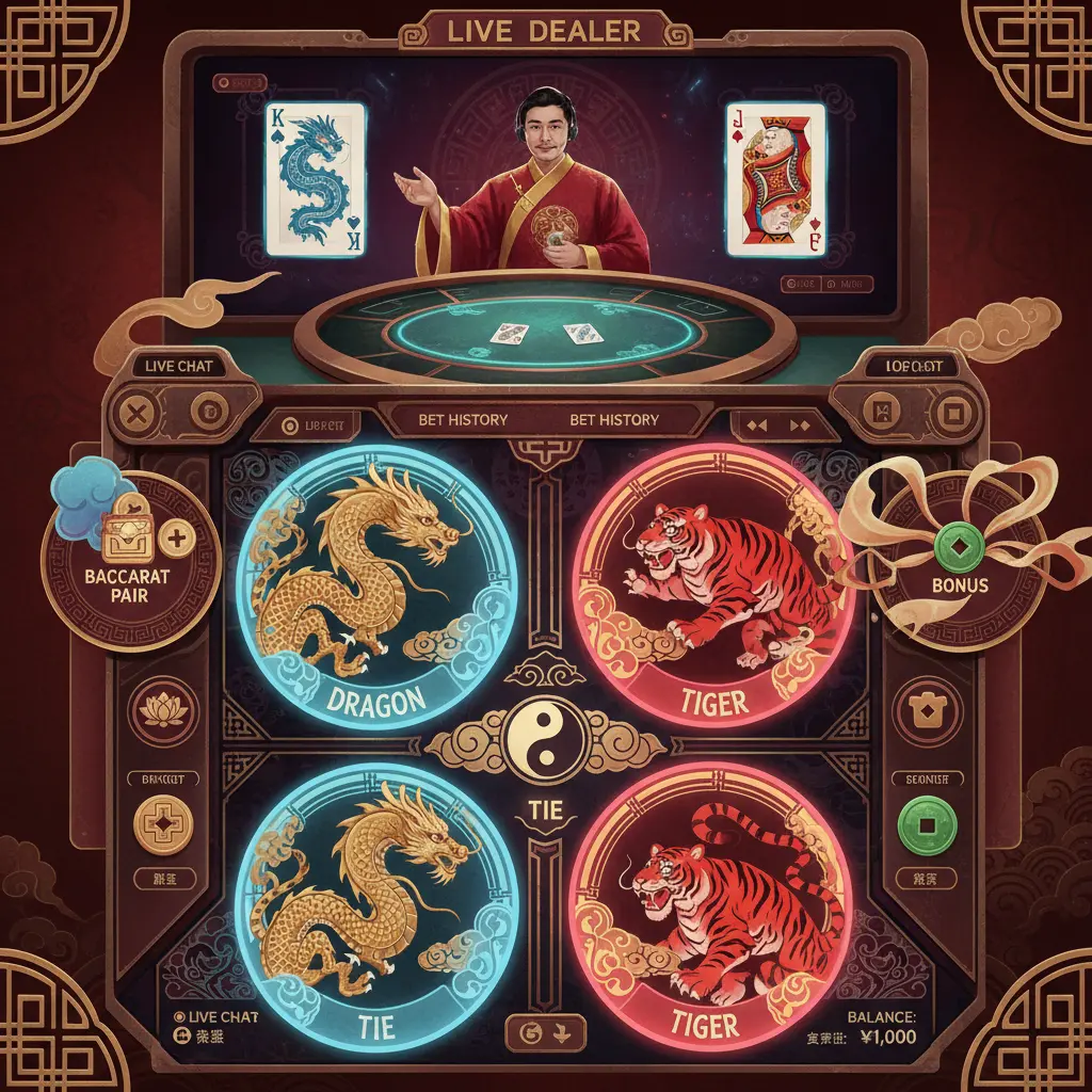 Live dealer dragon tiger rules - Baccarat