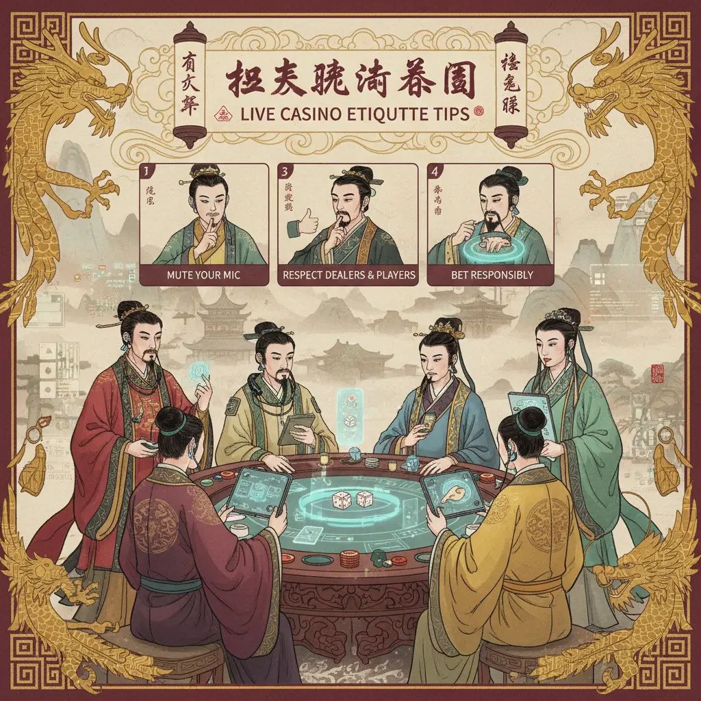 Live casino etiquette tips - Players